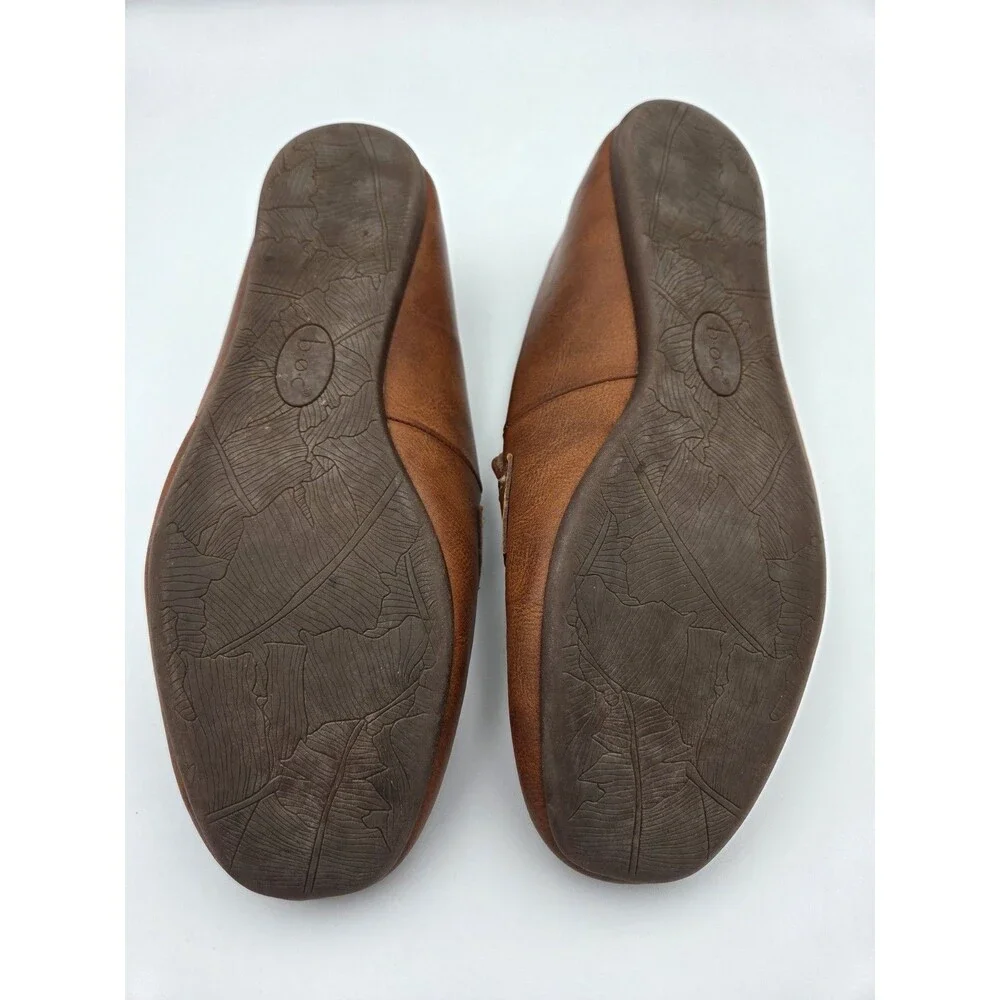b.o.c. Born Concept Women's Loafers Cognac Brown Slip On Comfort Shoes Size 8M